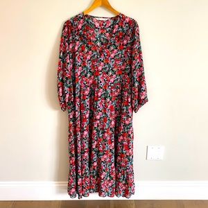 Zara Floral Dress size Large.